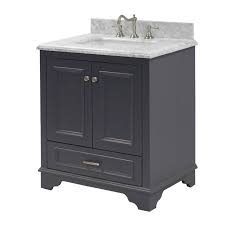 Available in white, gray, and in sizes 30 inches. Nantucket 30 Traditional Bathroom Vanity With Carrara Marble Kitchenbathcollection