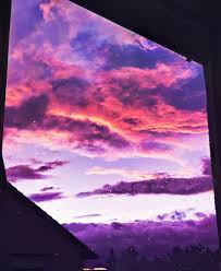 I like to balance my daily study time with long walks to the park at sunset hour. Aesthetic Purple Sunset On A Rainy Day Facebook