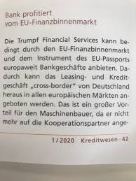 Oder banken, von denen ihr einen kredit wollt. Trumpf Bank Trumpf Bank Twitter