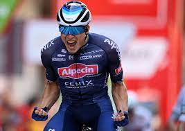 Jasper philipsen won his second stage at the 2021 vuelta a españa as kenny elissonde took the overall lead following a mass crash about 12km from the albacete finish. Cv Bhmkegzmbdm