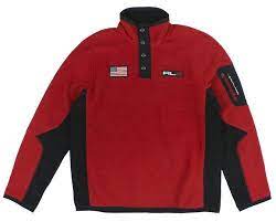 Rlx Ralph Lauren Men S Usa Fleece Half Zip Mockneck Jacket Amazon Com Ralph Lauren Men Rlx Ralph Lauren Polo Ralph Lauren