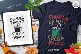 Download Christmas Hot Cocoa T Shirt Graphic By Jeksongraphics Creative Fabrica Funny Christmas Tshirts Retro Party Fun Prints SVG Cut Files
