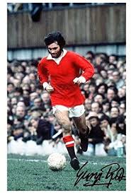 To commemorate his passing we take a look at some images of his career, and how football reacted after his death on 25. Fm George Best Manchester United Signiert Autogramme 21cm X 29 7cm Plakat Foto Amazon De Kuche Haushalt