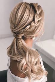 30 Modern Pony Tail Hairstyles Ideas For Wedding Wedding Forward Tail Hairstyle Pony Hairstyles Hair Styles