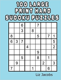 The headings, instructions, and ads will not appear in the printed version. 100 Large Print Hard Sudoku Puzzles Jacobs Liz 9781517384067 Amazon Com Books