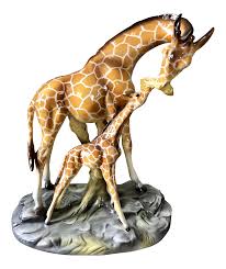 This adorable spotted giraffe will watch you from under its long eyelashes as it hangs over your work. Giraffe Ceramic