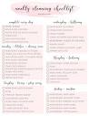 Weekly Cleaning Checklist (with free downloadable)