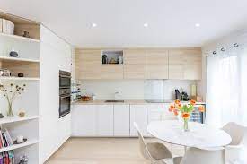 cochonnaille espacement et foret idees deco commencement by loeshha blanc bois cuisine deco en 2020 cuisine blanche et bois idee deco cuisine cuisine blanche