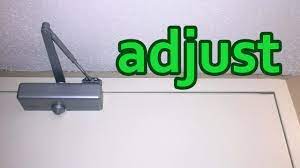 Some closers will include a diagram or instructions on how to adjust the closer to increase or decrease the tension. Door Closer Adjustment Adjusting Ryobi Doorman Closing And Opening Speed Youtube