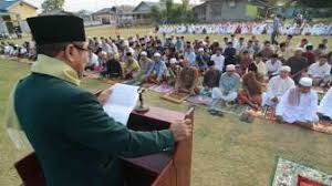 Jama'ah shalat idul adha yang berbahagia. Contoh Khutbah Idul Adha 2021 Memaknai Kurban