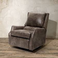 Alex 30 Leather Swivel Recliner In Palance Marble Swivel Recliner Chairs Swivel Recliner Family Room Inspiration