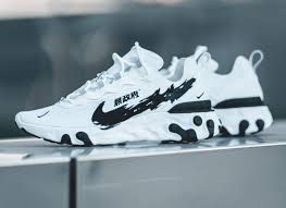 How To Get Your Hands On This Limited Custom Nike React Element 55 Anarchy Nice Kicks Mens Nike Shoes Sneakers Men Fashion Hype Shoes
