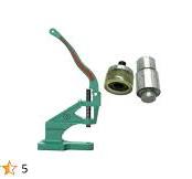 Trimming Shop Máquina de prensa manual de 0.394 pulgadas y resistente,  anillos abiertos de metal, juego de troqueles para costura, manualidades de  ...