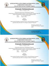 Sementara menunggu data sekolah di update atau ditambah oleh puspendik (pusat penilaian pendidikan) entri data untuk sekolah tersebut ditunda sampai keluarnya data sekolah yang baru. Piagam Depan