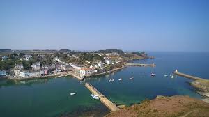 Vue Aerienne Du Port De Sauzon A Belle Ile En Mer 56 C Denis Jeant Dron