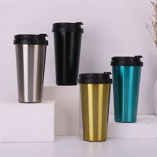 Custom 17oz Stainless Steel Thermos Coffee Mug Thermal Cup With Lid Custom Coffee Cups Stainless Steel Thermos Thermos Coffee Mug