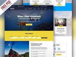 Travel Tour Booking Website Free Psd Psdfreebies Com Travel Tours Travel Instagram Ideas Booking Website