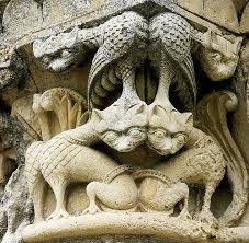 Chadenac Carvings Romanesque Art Romanesque Sculpture Gargoyles