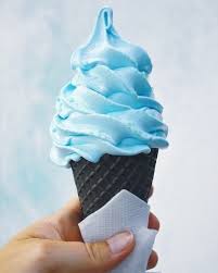 I Love Blue Baby Blue Ice Cream Photography Ice Cream Soft Serve Ice Cream