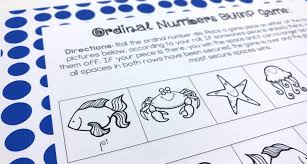 What i mean is that the relationship between the positions of 2 different objects is the foundation of ordinal numbers. Free Ordinal Numbers Game For Kindergarten First Grade