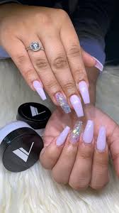 Best nails services in town, grand opening special for the month of august 2017. Lavender Nails Lilac Nails Purple Acrylic Nails Lavender Nails
