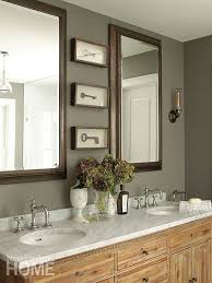 These crisp blend of colors help create a dynamic bathroom with a soft, rejuvenating side. Interior Design Ideas Bathroom Wall Colors Bathroom Colors Bathroom Color Schemes