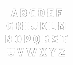 The aim is for the lines to flow naturally. 10 Best Free Printable Cut Out Letters Printablee Com