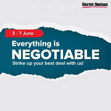Harvey norman has always had strong ties with the local community, whether businesses, sporting teams. 3 7 Jun 2020 Harvey Norman Everything Is Negotiable Sale Everydayonsales Com