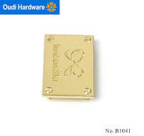 In Acciaio Inox Logo In Metallo Per Borse Personalizzate ...