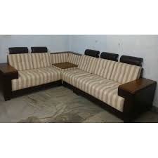 Enjoy free shipping on most stuff, even big stuff. L Shape Modern Wooden Corner Sofa Set For Home Rs 40000 Set Zera Sofa Id 11731358891
