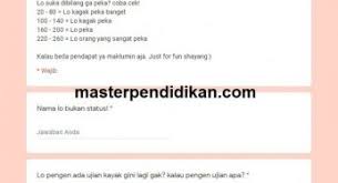 Itulah link yang dapat admin berikan. Ujian Kepekaan Archives Masterpendidikan Com