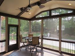The underside view of this roof will be flat with ribs every 2″. Screened Porches Projects Deckscapes