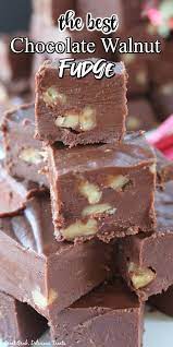 Chocolate Walnut Fudge Chocolate Walnut Fudge Recipe Walnut Fudge Chocolate Walnut Fudge