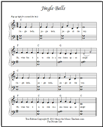 Jingle bells by james lord pierpont for beginner/level 1 piano solo (1 page) want 'jingle bells boogie?' get jingle bells boogie for easy/level 2 piano solo. Jingle Bells Sheet Music For Beginner Piano Students