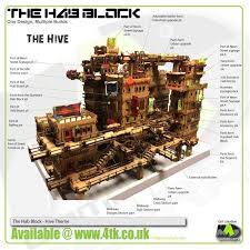 An Example Of What The Hab Block Can Create From Mad Gaming Terrain This Is Called The Hive Terrain Infinity The Game Game Terrain