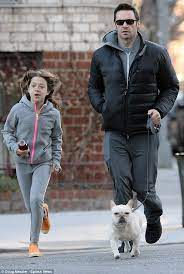 Hugh Jackman Enjoys Leisurely Stroll With Daughter Ava Before The Gym Daily Mail Online