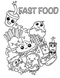 Coloriage Emoji Fast Food Adorable A Imprimer Artherapie Ca Malvorlagen Zum Ausdrucken Kritzeln Kunst Malvorlagen