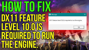 Dirt 2 promises to be one of the first compelling games to make use of directx 11 enhancements. How To Fix Error Dx11 Feature Level 10 0 Step By Step Simple Guide