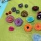 Burned-edge Organza Flower Accessories