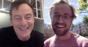 Harry Potter's Malfoys Tom Felton & Jason Isaacs Reunite