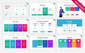 Price Table V2 Powerpoint Template 68380 Powerpoint Templates Powerpoint Powerpoint Presentation Templates