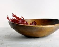 Wooden dough bowl, harvest table or centerpiece bowl 0852. 65 Awesome Ideas To Use Dough Bowls In Home Decor Digsdigs