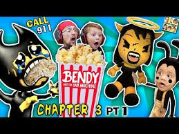 Hello Neighbor Spongebob Deathrun Vs Bendy The Ink Machine Krusty Krab Fnaf Jump Scares 4 Fgteev Youtube Bendy And The Ink Machine Chapter 3 Chapter