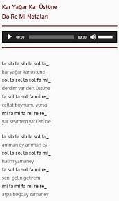 kar yagar kar ustune do re mi notalari notalara dokulmus muzik muzik egitimi muzik notalari