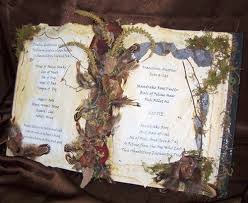 Make This Little Fairy Book In A Miniature 1 2 Scale Size For The Fairy House Halloween Spell Book Witch Spell Book Magic Spell Book