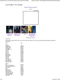 Lego Star Wars 3 The Clone Wars Cheats Codes Cheat Codes Walkthrough Guide Faq Unlockables For Pc Pdf Obi Wan Kenobi Darth Vader