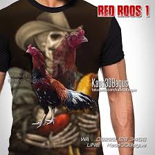 Kaos Ayam Bangkok Kaos3d Ayam Jago Binatang Gambar