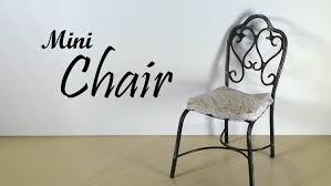 Miniature Furniture Chair Tutorial Diy Dollhouse Furniture Miniature Furniture Dollhouse Furniture