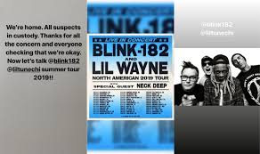 After a split in 2005, mark hoppus, tom delonge and travis barker reopened the lines of communication when barker was nearly killed in a plane crash. Mark Hoppus Locked Down In Own Home After Burglary Gone Bad