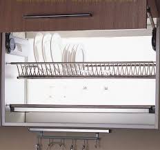 Online Shop 60cm Wall Kitchen Cabinet Cupboard 2 Tier 304 Stainless Steel Plate Bowl Cup Dryin Kitchen Sink Drying Rack Kitchen Cabinets Parts Dish Rack Drying